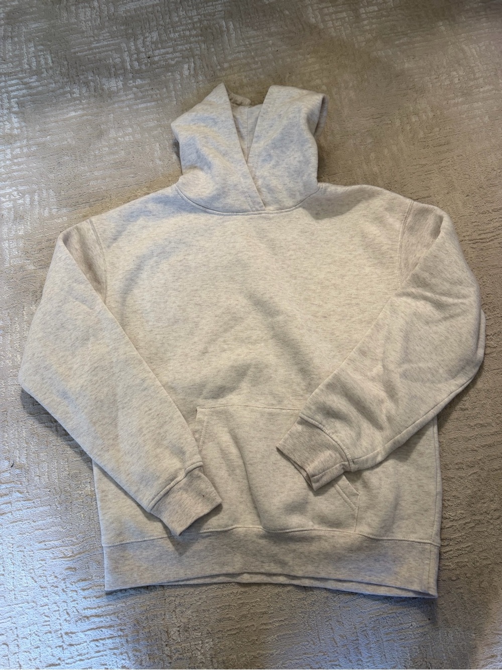 Primark Light Heather Gray/Tan Pullover Hoodie